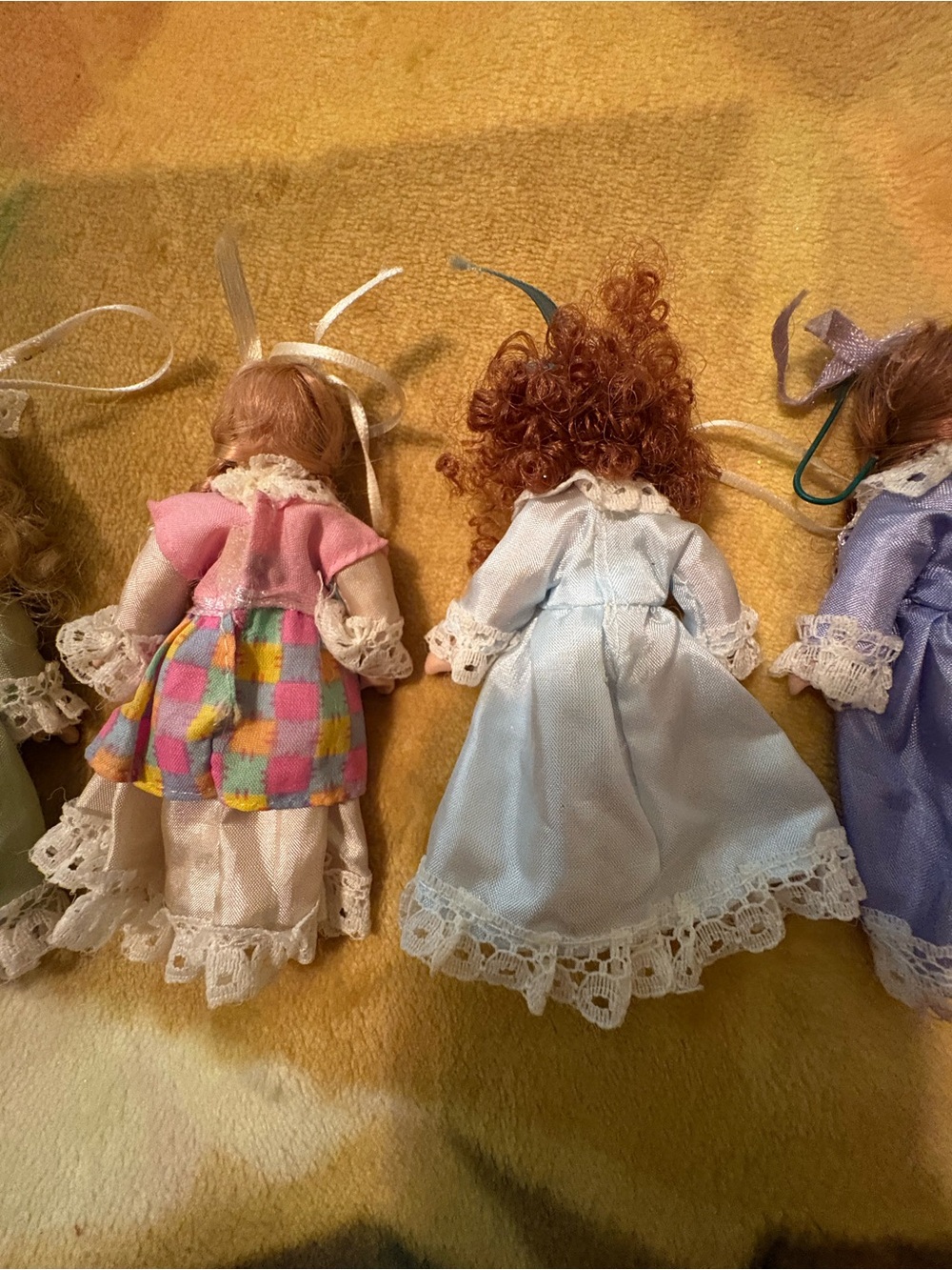 Porcelain doll ornaments - Picture 4 of 9